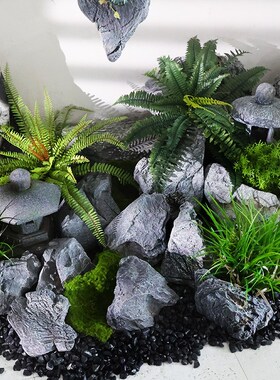 泡沫假石头假山造景园林庭院舞台道具橱窗装饰摆件岩石仿真景观石