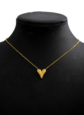 欧美简约方形镶钻项链