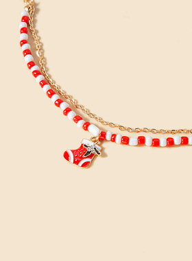 圣诞树串珠手链243234