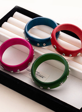 全球热销复古木手镯01