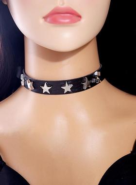 欧美朋克风暗黑系项链甜酷冷淡风