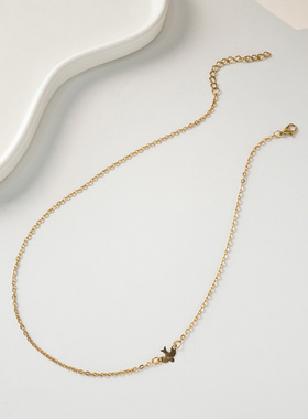 欧美简约和平鸽项链05