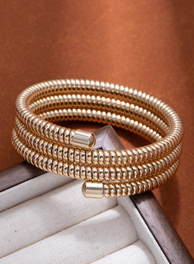 欧美跨境个性金属手镯