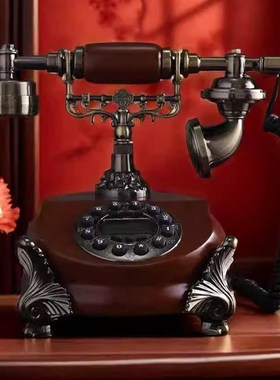 民国仿古电话机欧式老式复古家用办公室固话座机客厅书房摆件厂家
