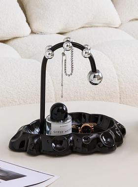 玄关钥匙收纳云朵创意置物架客厅卧室化妆台物品摆放装饰品送女生