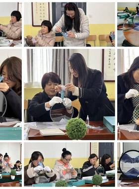 手工玻璃流沙画DIY材料包儿童创意摆件幼儿园教师节公司团建活动