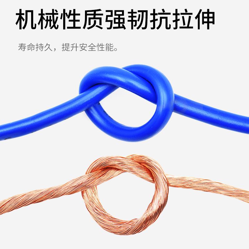 RV电线 线0.3 0.5 0.75平方软电缆单芯多股铜芯电子线 线电源控制 - 图2