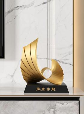 轻奢酒柜装饰品摆件高档客厅玄关电视柜餐边柜工艺品乔迁新居礼品