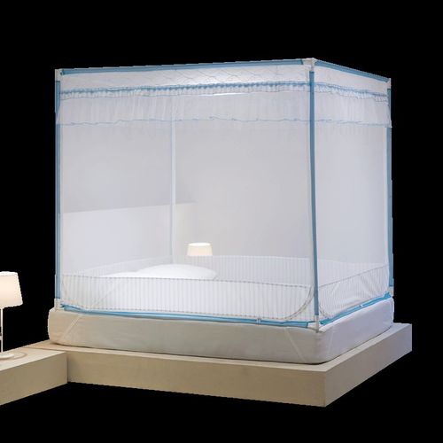 坐床式蒙古包儿童防摔蚊帐家用1.5m1.8m1.2米2米床纹账2.0x2.2 - 图1