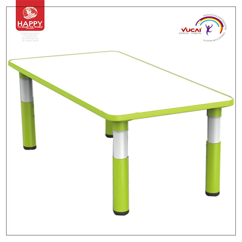 Yucai Kindergarten Tables and Chairs Children's Tables and Chairs Set Toddler Student Writing Study Table Handmade Painting Rectangular Table