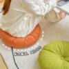 Simple solid color round futon seat cushion living room floor thickened balcony bay window cushion tatami mat meditation cushion