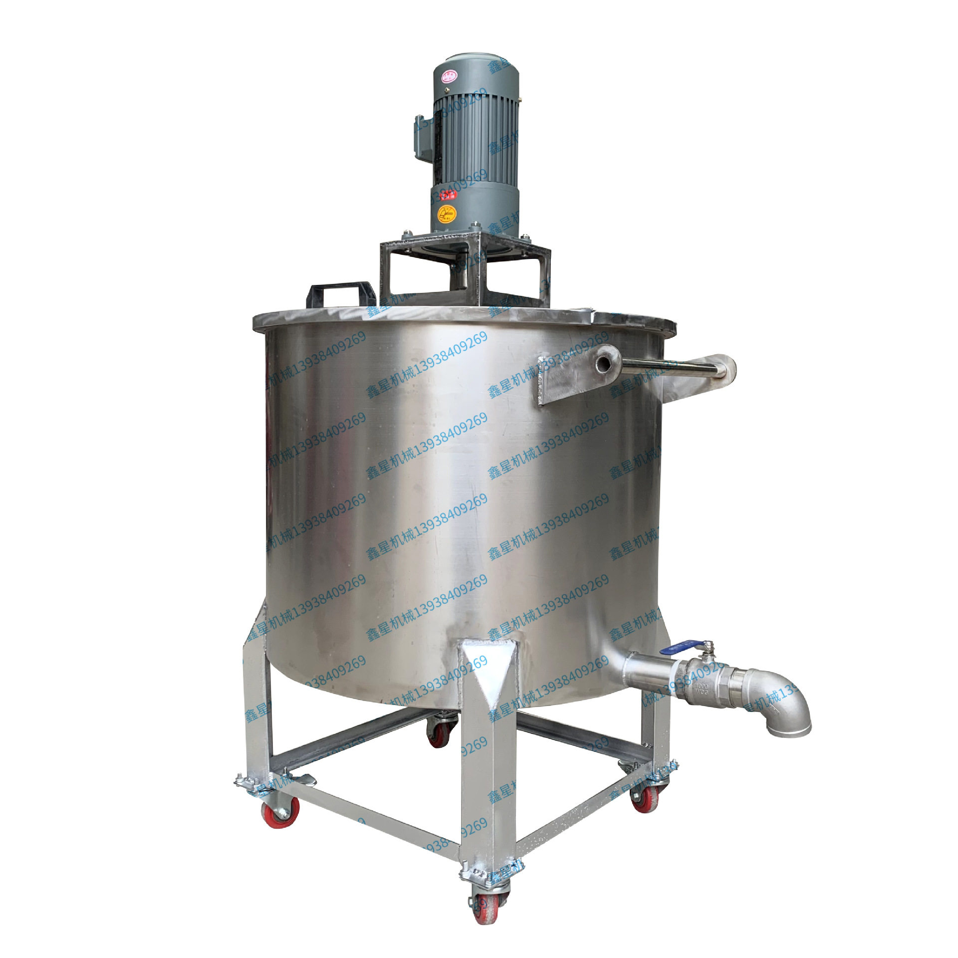 不锈钢立式加药搅拌机 304单层低速液体混料机 洗衣液农药搅拌桶,淘宝优惠券,粉丝福利购,淘宝优惠卷