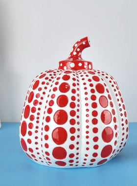 工艺品草间弥生波点南瓜装饰雕塑摆件客厅家居生活现代品个性玄关