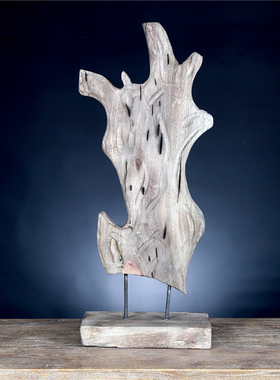 厂家销售b原创手工艺家居民宿酒店咖啡厅树根根雕装饰造型摆件