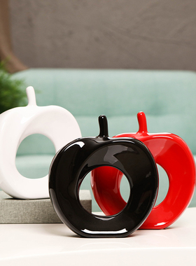 现代简约创意摆件客厅装饰品桌z面电视柜酒柜摆设办公室陶瓷工艺