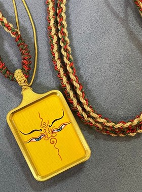 纯铜唐卡吊坠十二生肖八大守护神景区寺院纪念品批V发大黑天配饰