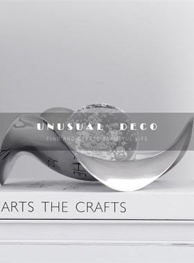 简约欧式银色金属不规则流线果盘托盘F摆件厨房餐厅样板房软装饰