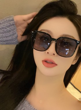 防晒偏光紫色墨镜女款2025新款级感适合方圆脸防紫外线太阳眼镜