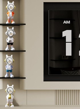 诚装艺空人宇航员桌面电摆件客厅宇E航员视柜酒柜玄关太高档轻奢