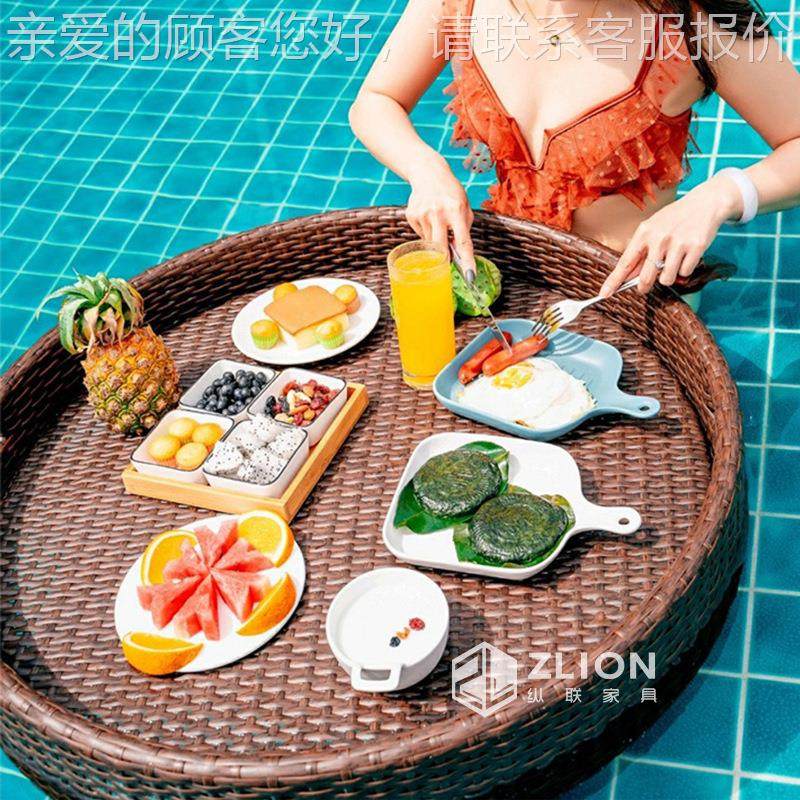 巴厘岛漂早餐托盘水上藤篮编子摆拍照婚纱摄影具网5-18-8托道浮红,淘宝优惠券,粉丝福利购,淘宝优惠卷