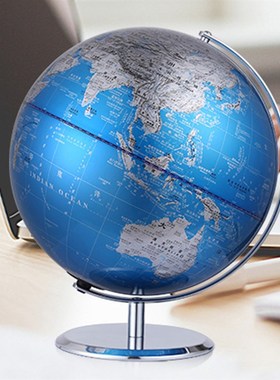 居装饰品地球仪摆件创意轻奢办公室书房办公桌酒柜现代家桌面摆设