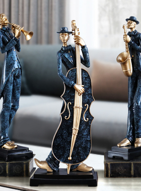 欧式立体黑人装饰摆件创意家居客厅办公室电视柜玄关桌面摆设礼品