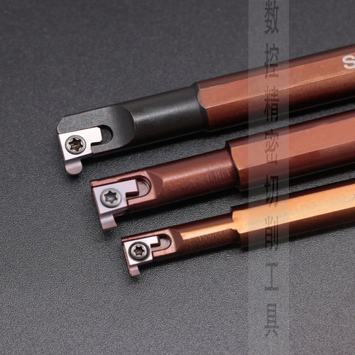 数控切槽刀杆siger小内孔内孔割槽刀防震机加刀杆超硬合金车刀片 - 图3