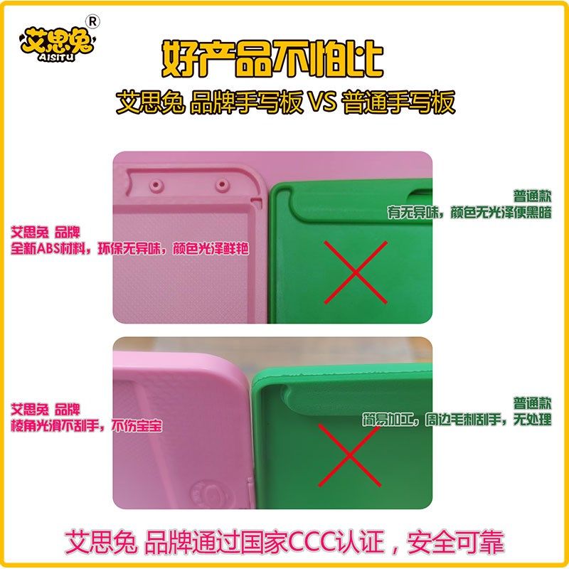 艾思兔田字格液晶手写板儿童写字板大屏练字板可擦写画板家用黑板,淘宝优惠券,粉丝福利购,淘宝优惠卷