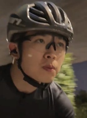 户外运动夜晚骑行护目眼镜男女连体防风沙蚊虫爬山跑步自行车墨镜