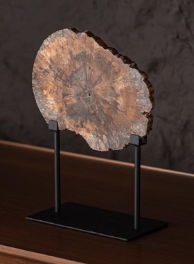 复古侘寂风摆件中古风工艺品民宿B书房桌茶室博古架展示柜软装饰