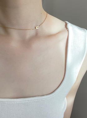 抵挡不住!叠戴绝不掉色十字架简约精致锁骨链细项链轻奢小众配饰