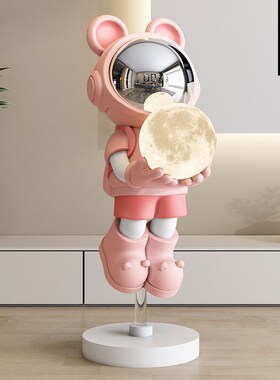 太空人宇航员大摆件蓝牙音响客厅高端装饰品电视柜沙发旁边落地灯