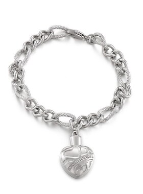 个性时尚ins钛钢手链女 欧美风D冷淡创意简约不锈钢心形手饰