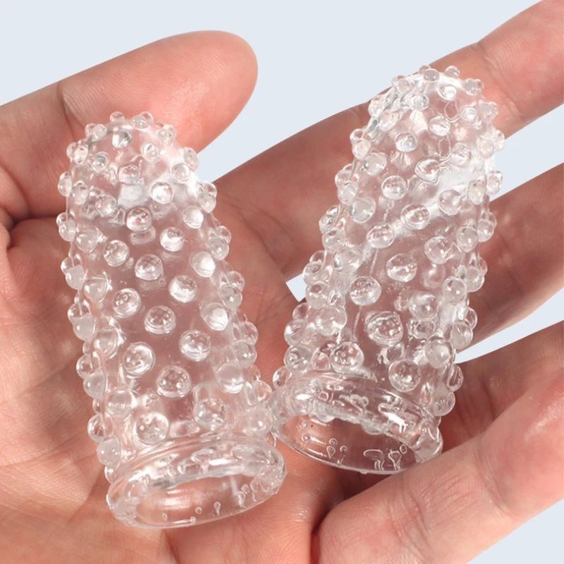 Flirting Finger Sleeve Sex Toys for Couples Lesbian Masturba - 图1
