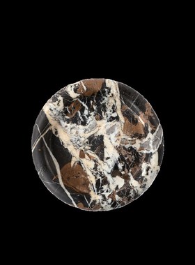 DoDo天然大理石桌面收纳香薰托盘轻奢风设计师艺术高档装饰摆件