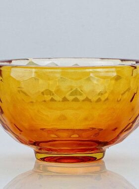 藏式七彩水晶透明玻璃水供杯供水碗用品杯 观音供水杯用品碗7个