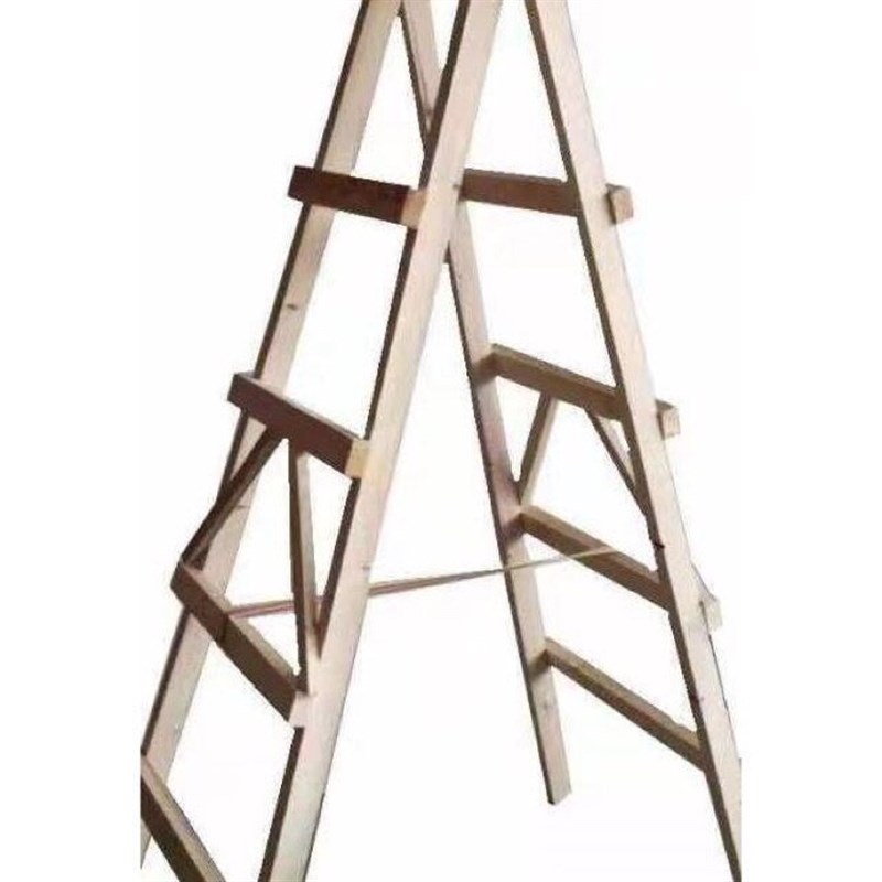 木工家用梯装修工程梯木梯子实木人字木梯双侧人字梯折叠水电 - 图3