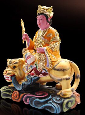 虎威夫人摆设虎爷虎将军虎夫人纯手工制作家居摆放摆件桌面摆件