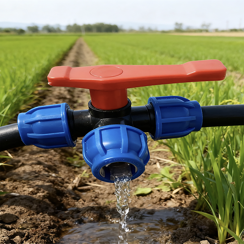 pe pvc ppr硬管快接三通阀三通切换阀20/25/32 三通阀带开关 - 图2