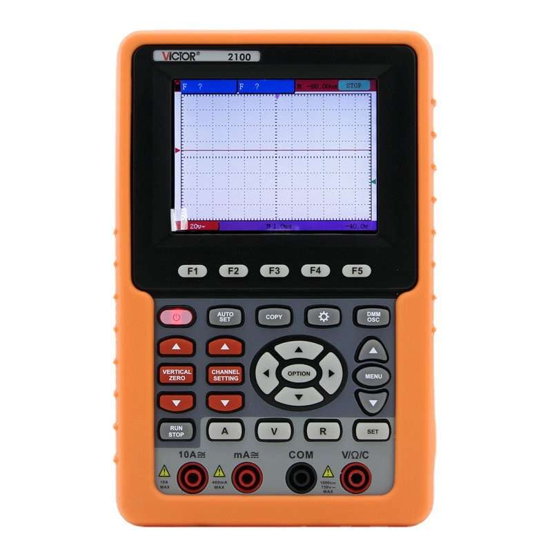 胜利仪器VC2100/VC2101手持式数字储存示波器 高精度多功能示波表 - 图2