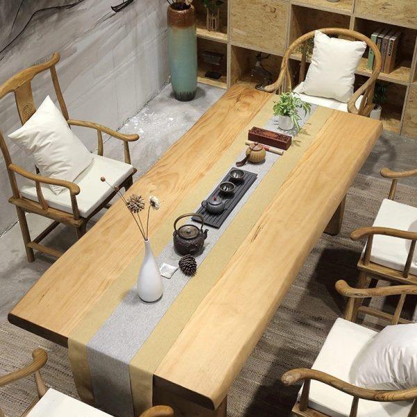 全实木茶桌椅组合 原木新中式泡茶桌大板茶几做旧功夫茶台,淘宝优惠券,粉丝福利购,淘宝优惠卷