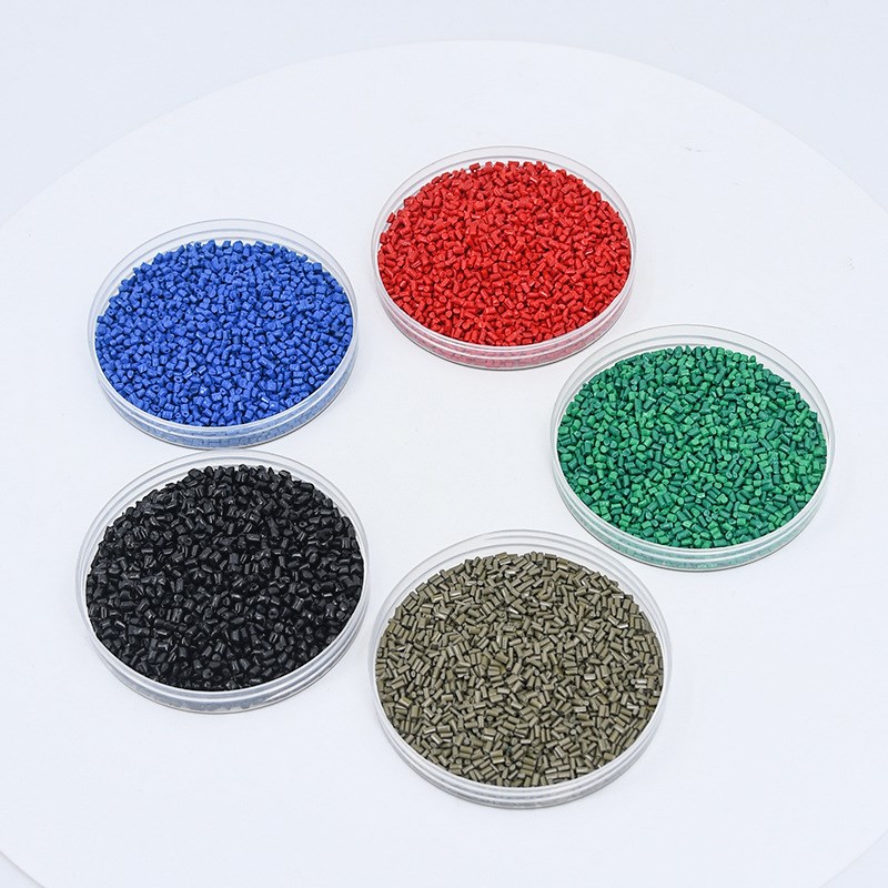 生产厂家pp色母粒彩色色母挤出单丝注塑人造N草坪扫把丝防雨布母 - 图2