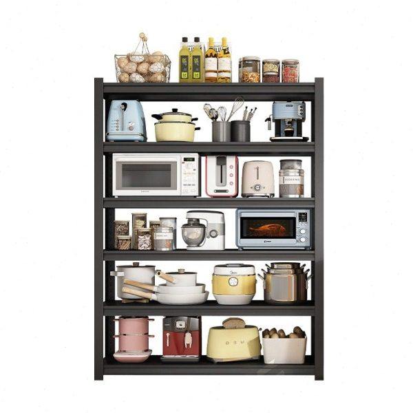厨房置物架落地多层多功能家用微波炉烤箱收纳架橱柜货架碳钢架子,淘宝优惠券,粉丝福利购,淘宝优惠卷