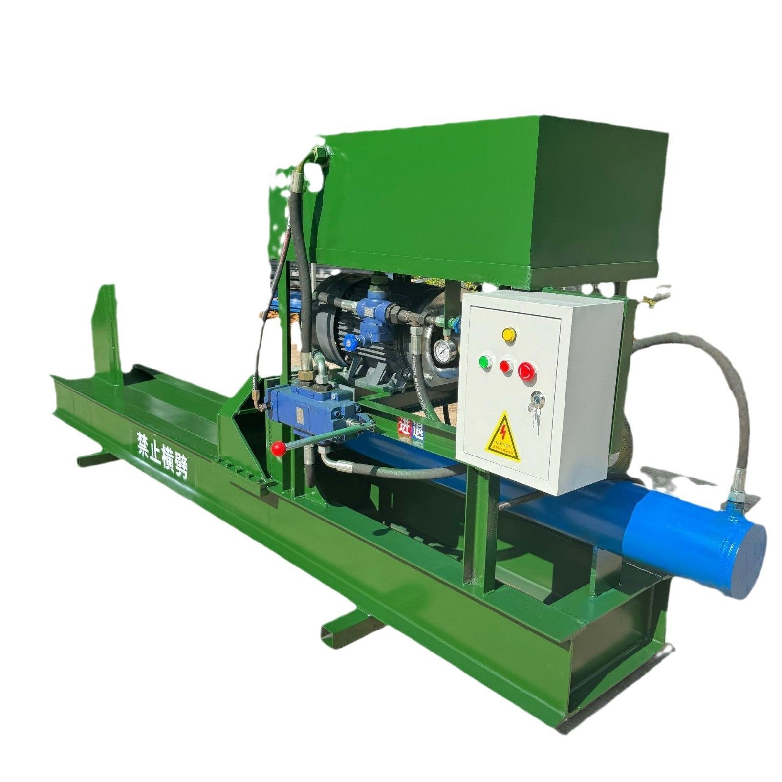 卧式半自动劈木机 大型60t压力破木机 90公分木材专用劈柴机,淘宝优惠券,粉丝福利购,淘宝优惠卷