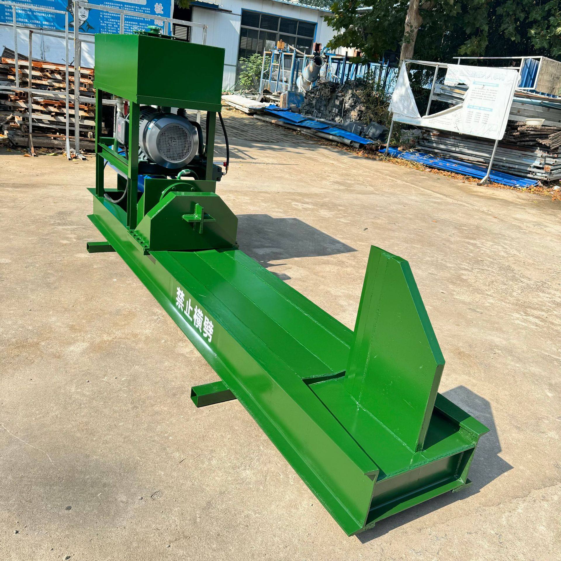 卧式半自动劈木机 大型60t压力破木机 90公分木材专用劈柴机,淘宝优惠券,粉丝福利购,淘宝优惠卷