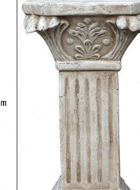 复古做旧 陶艺罗马柱 欧式庭院花园  花架 底座 落地装饰品 摆件