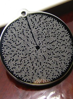 昕翼钨金圆形吊坠佛牌楞严咒梵文加中文五会全大随求咒梵文不磨损