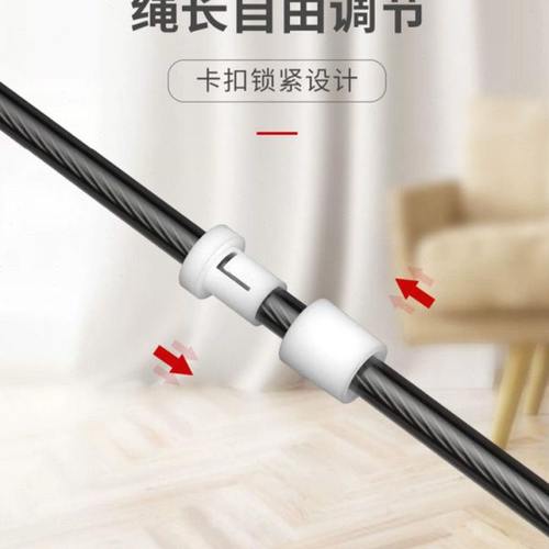 PROIRON/普力艾钢丝跳绳小学生健身运动训练减肥瘦腰瘦臀中考专用 - 图3