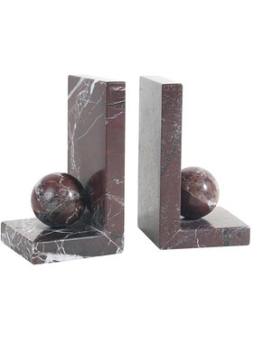 现代意式创意大理石书档摆件书房样板间售楼部桌面书靠电视柜饰品