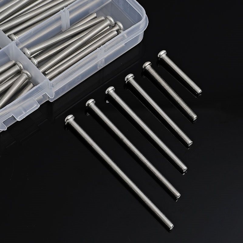 混装开关插座面板安装螺钉M4圆头螺钉专用加长螺丝螺母套装大全 - 图2